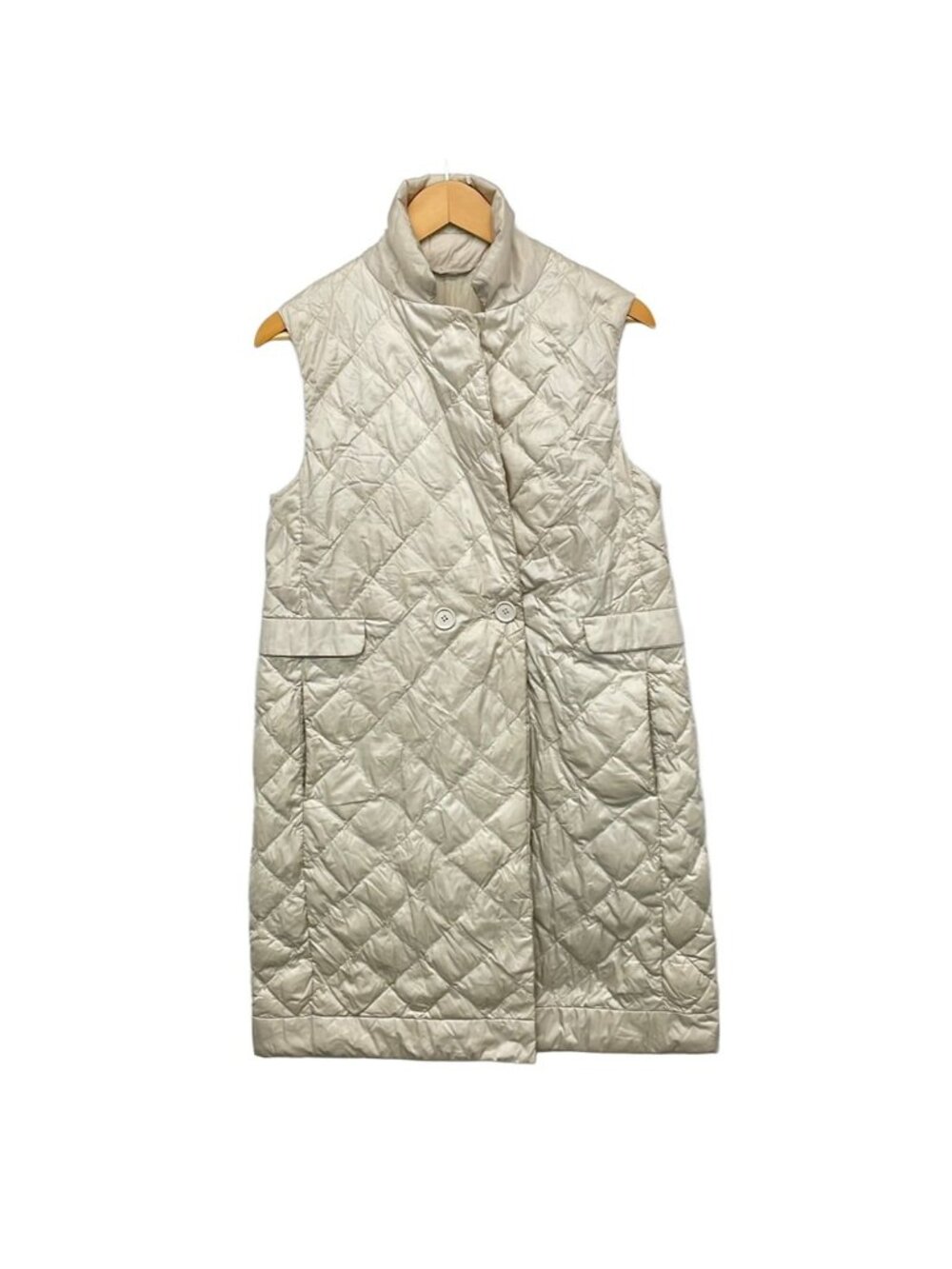Max Mara Down Vest Ivory 38